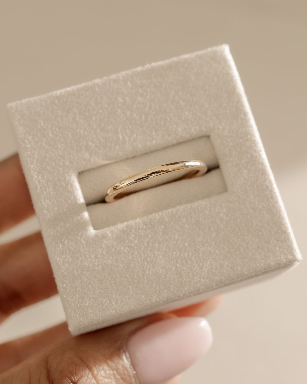 Classic Solid Gold Plain Wedding Band