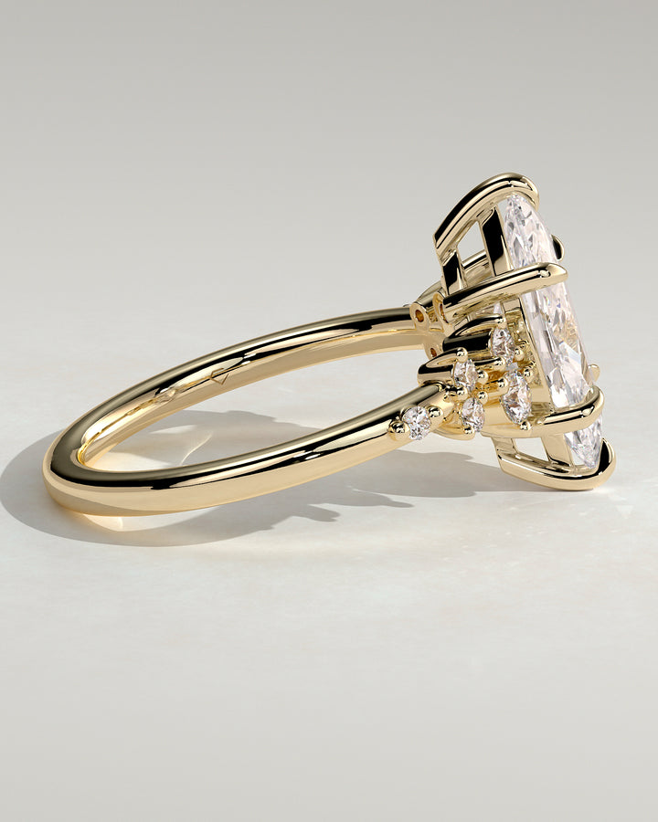 Cluster Engagement Ring