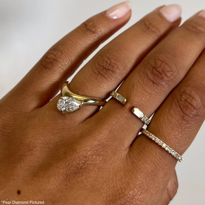 Cushion Cut Unique Engagement Ring
