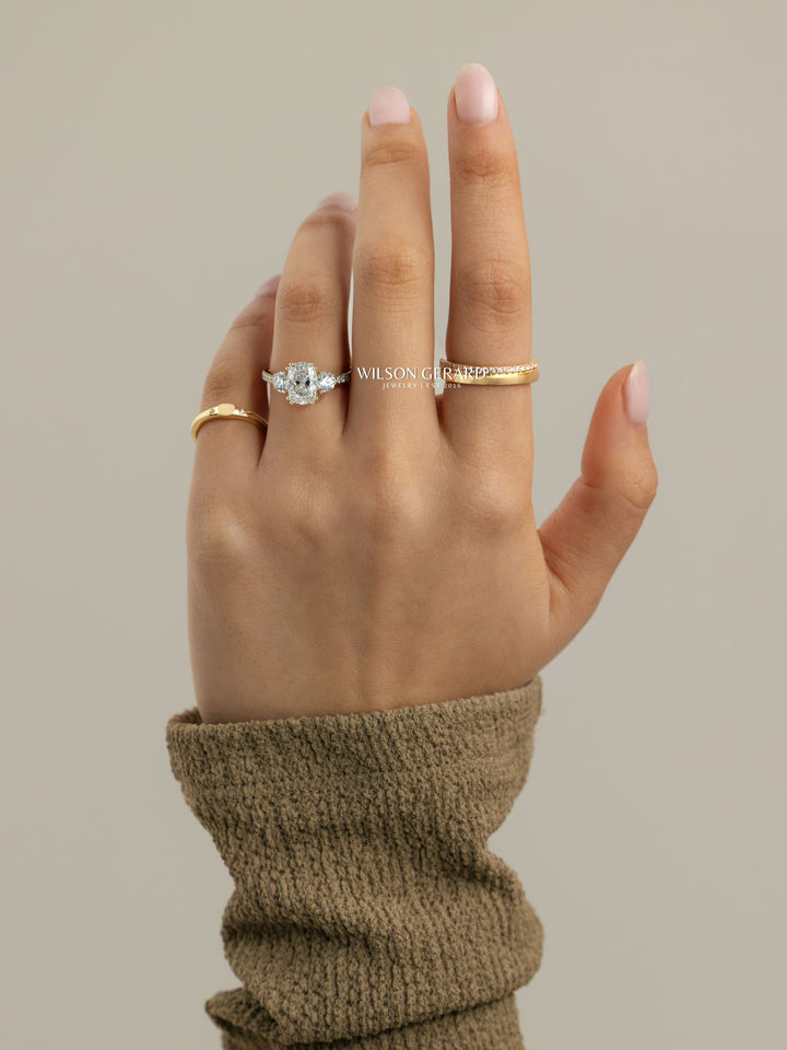 Cushion Diamond Statement Ring