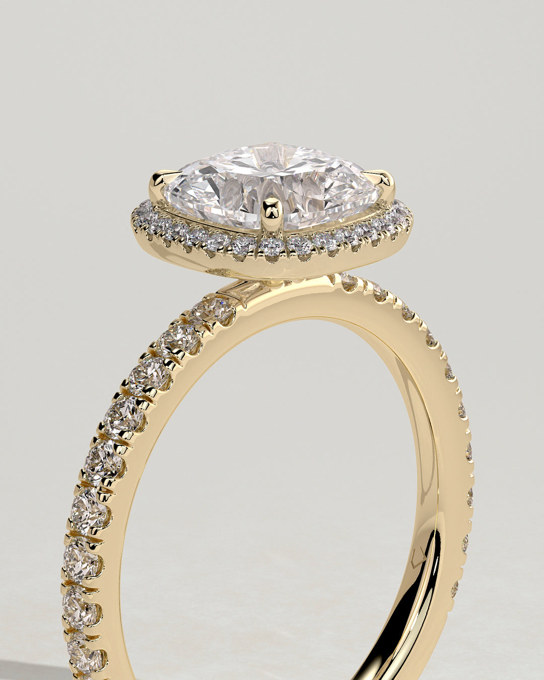 halo engagement ring
