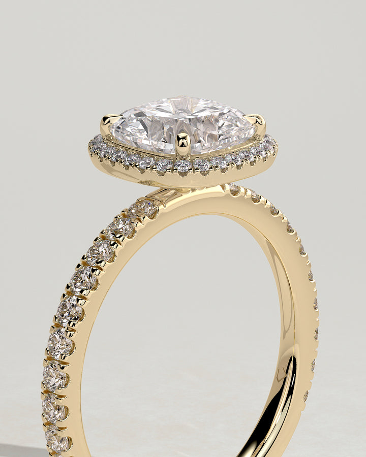 halo engagement ring