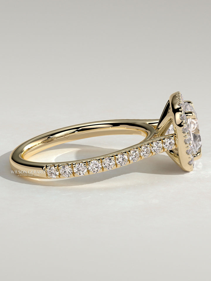 Diamond Halo Bridal Ring