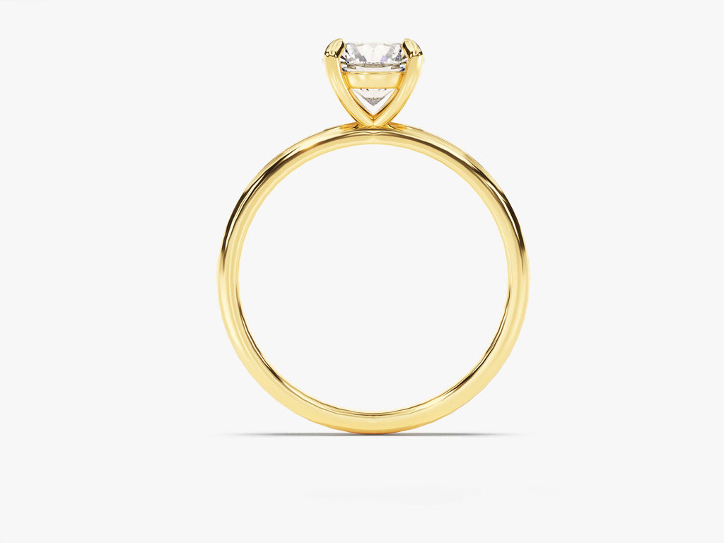 1.0CT Round Lab Grown Diamond Channel Engagement Ring For Women