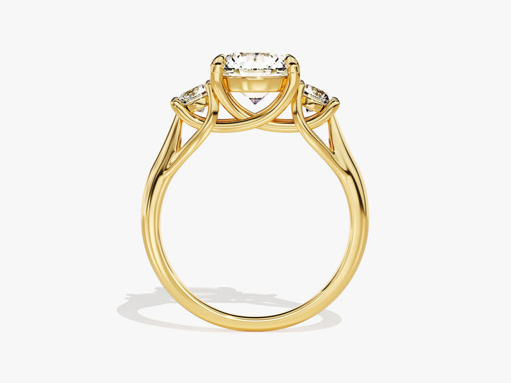 2.50CT Round Lab Grown Diamond 3 Stone Engagement Ring Trilogy Engagement Ring