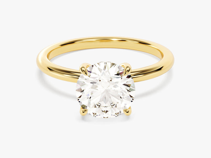 2.0CT Hidden Halo Round Lab Grown Diamond Engagement Ring Anniversary Gift