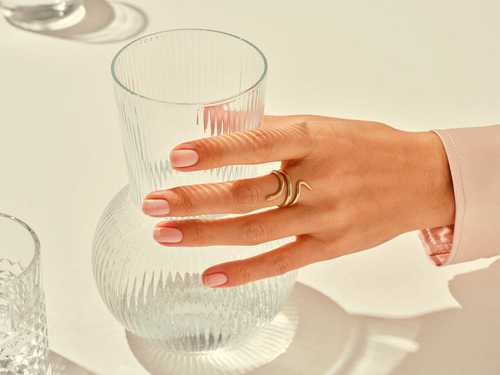 Snake Diamond Ring For Women