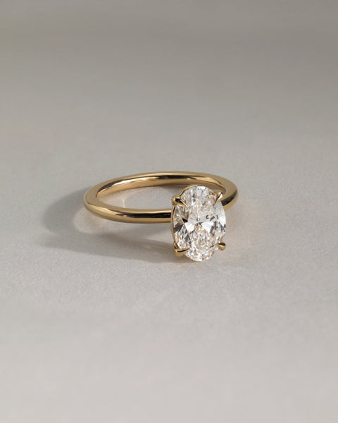Oval Cut Lab Diamond Ring