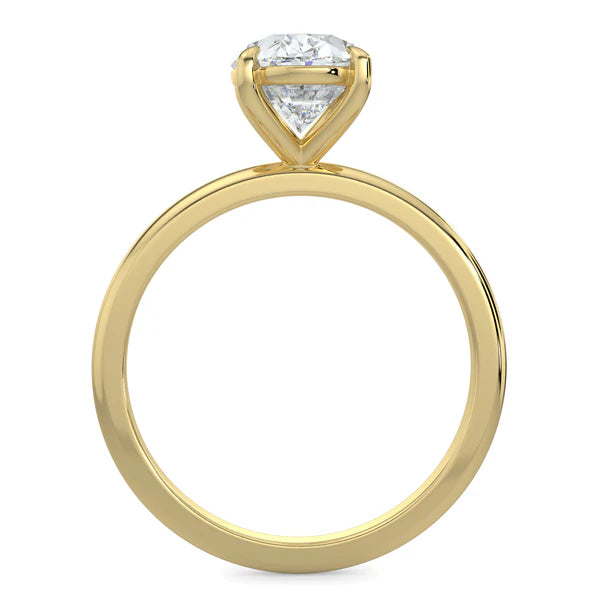 IGI certified oval diamond solitaire ring USA 2ct