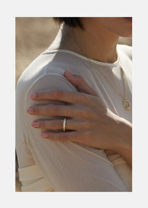 Channel Set Baguette Diamond Wedding Band