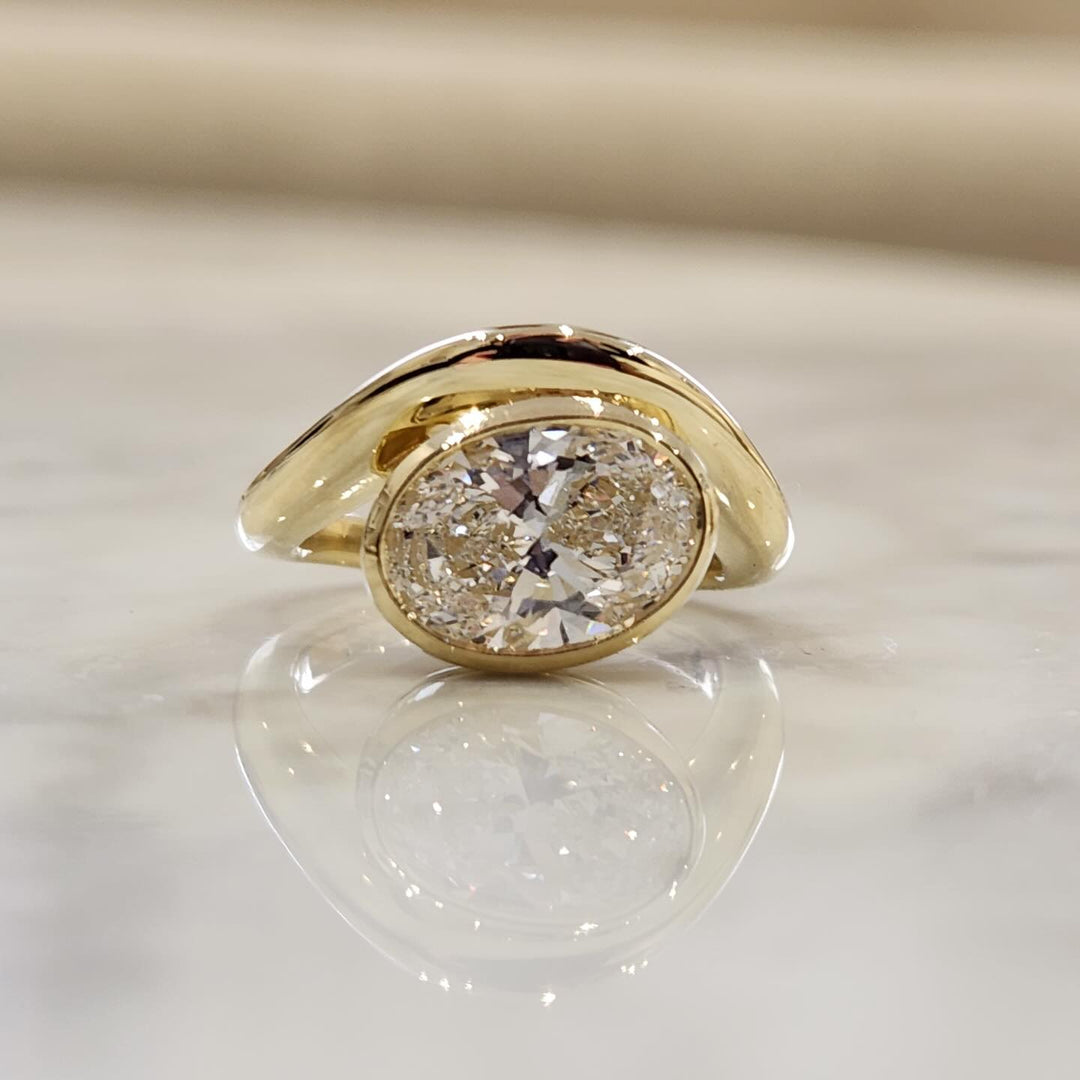 Oval Solitaire Engagement Ring