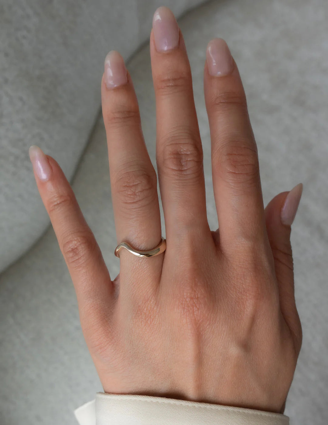 Tension Style Pear Diamond Ring