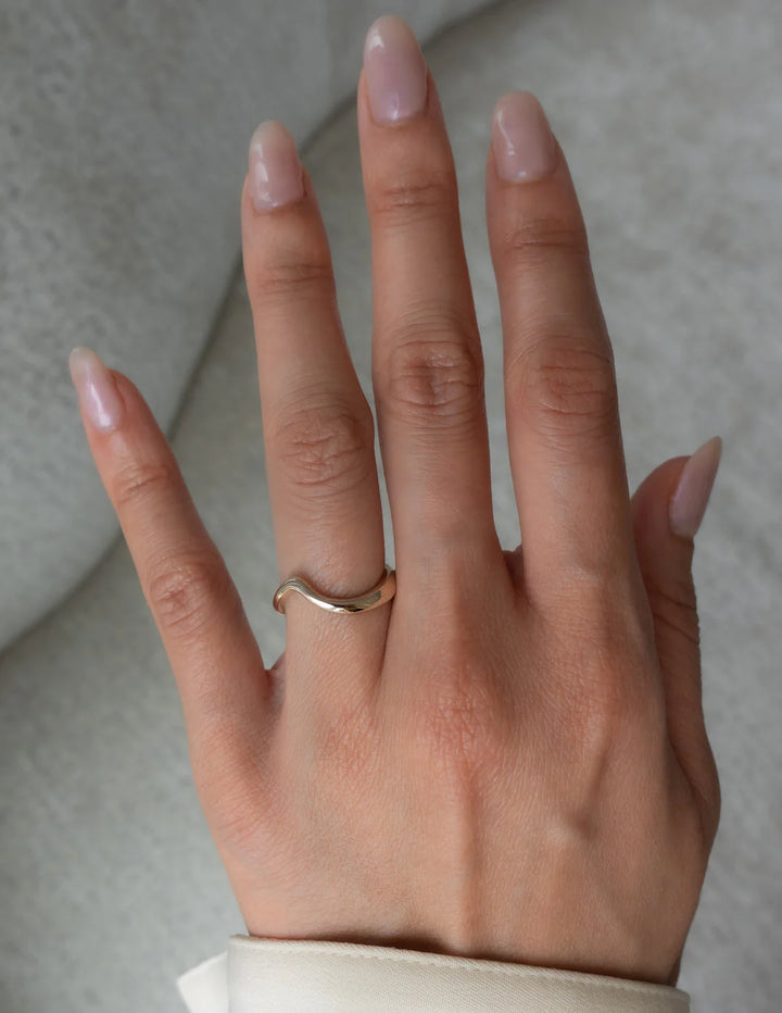 Tension Style Pear Diamond Ring