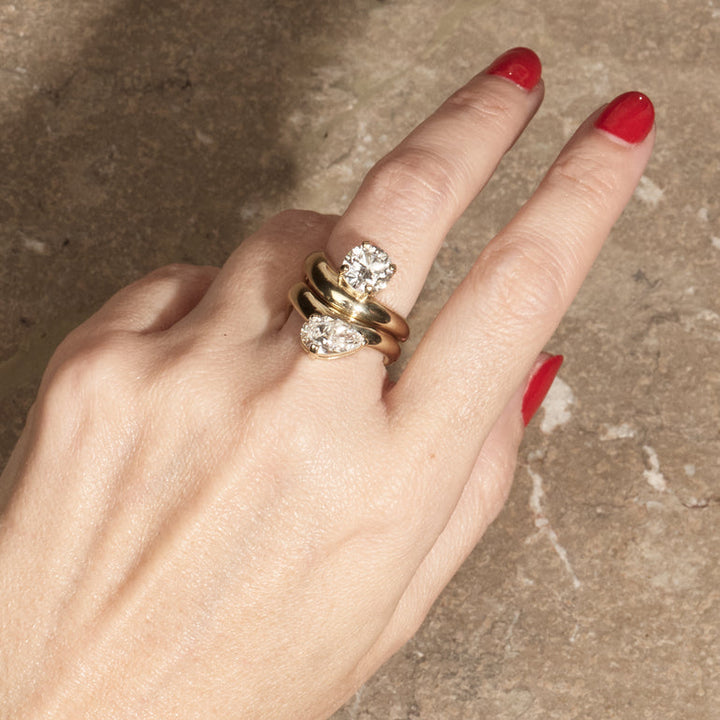 Unique Pear Engagement Ring