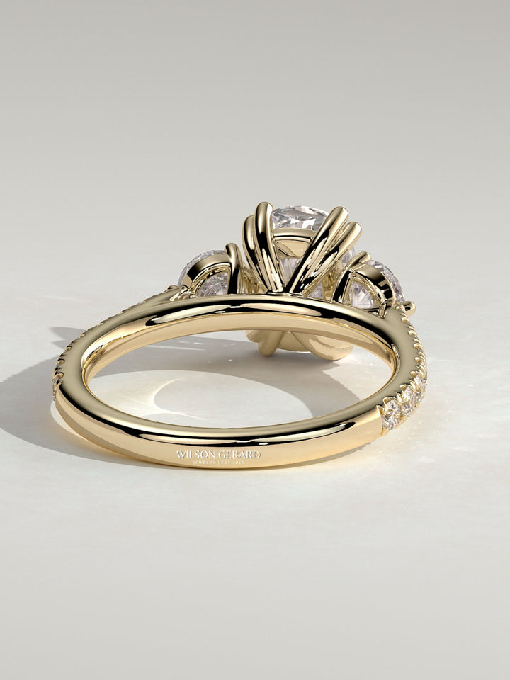 Elegant Cushion Engagement Ring