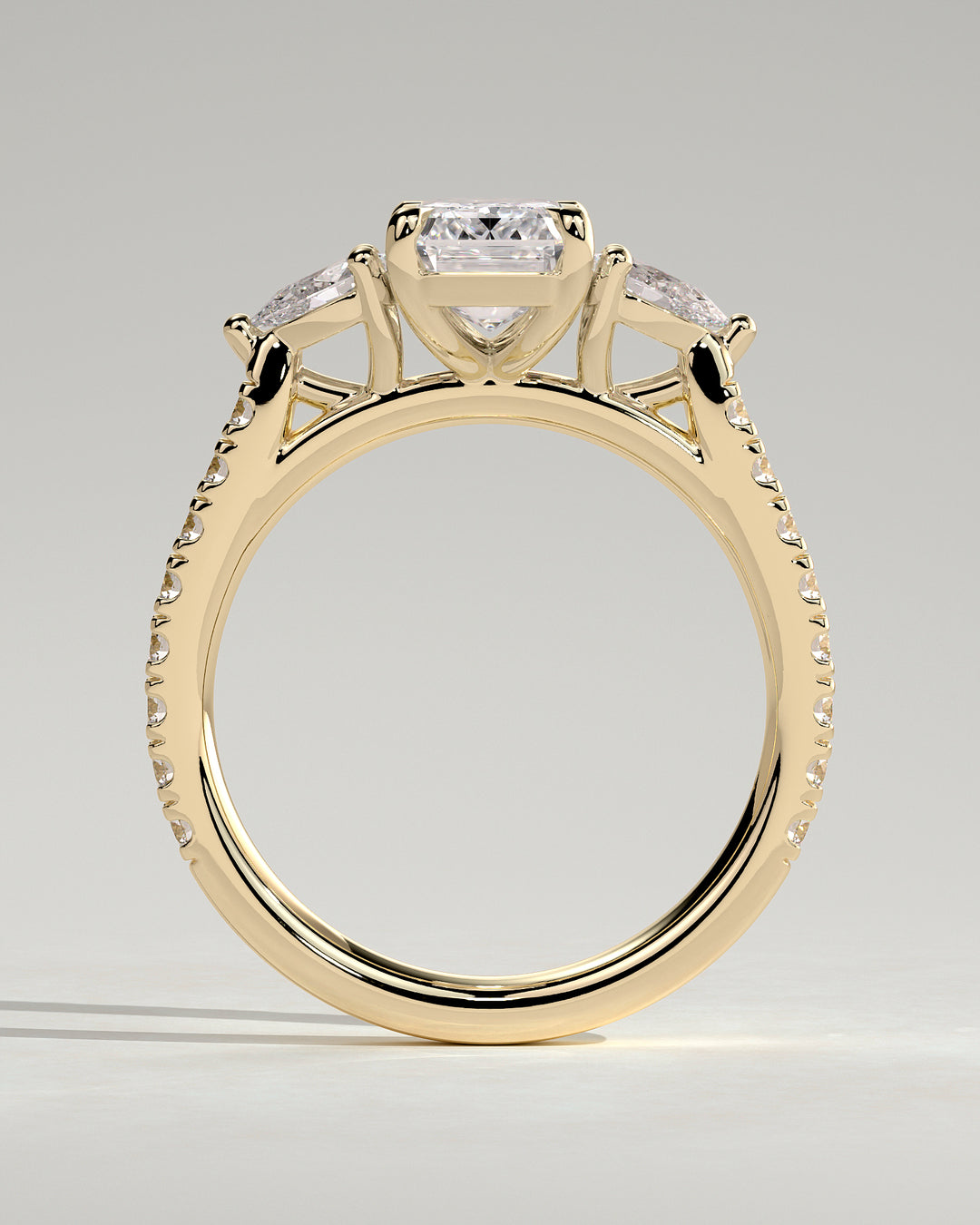 Elegant Emerald Cut Diamond Rings
