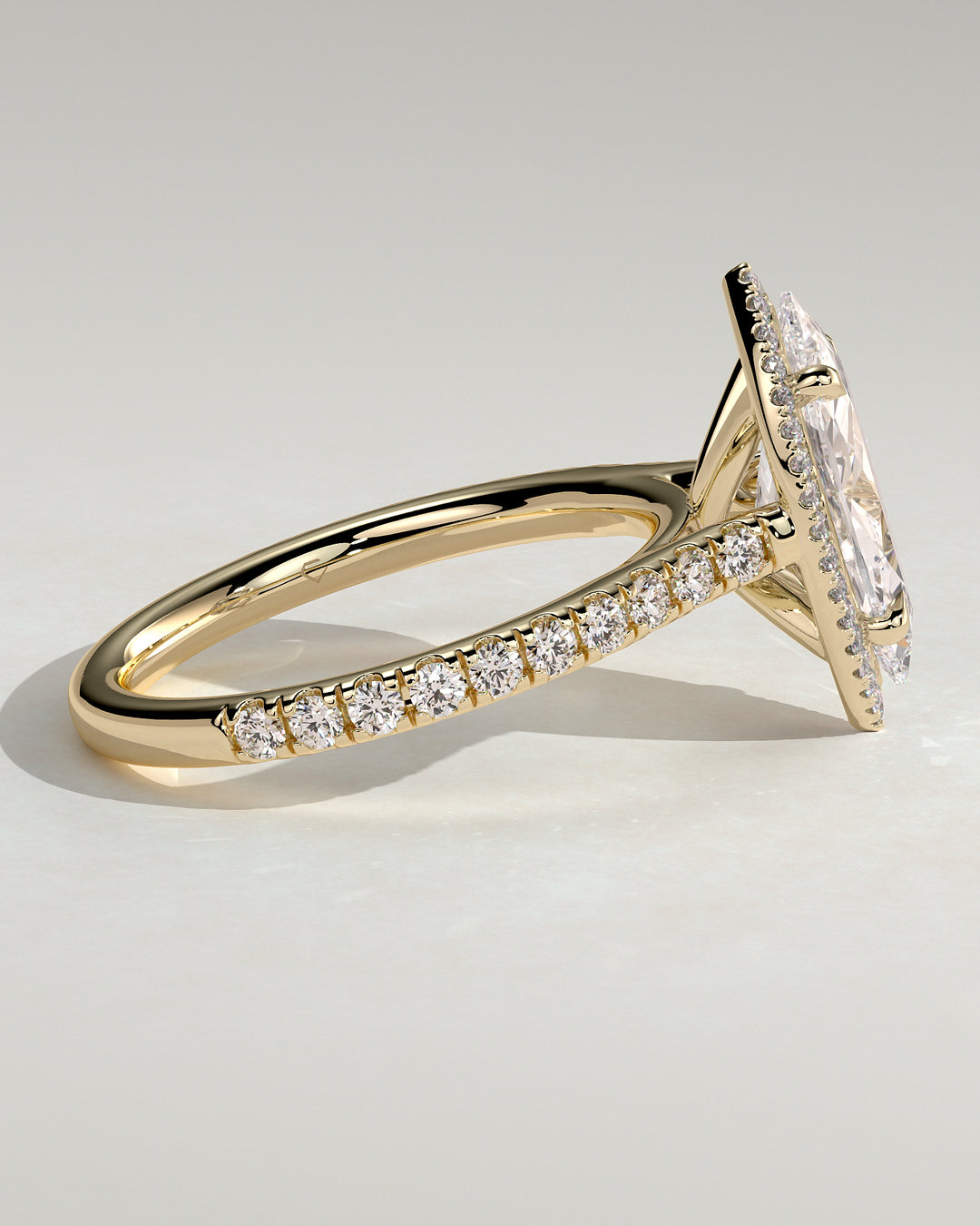 Elegant Marquise Engagement Ring