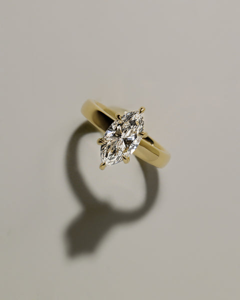 Marquise Solitaire Lab Diamond Ring