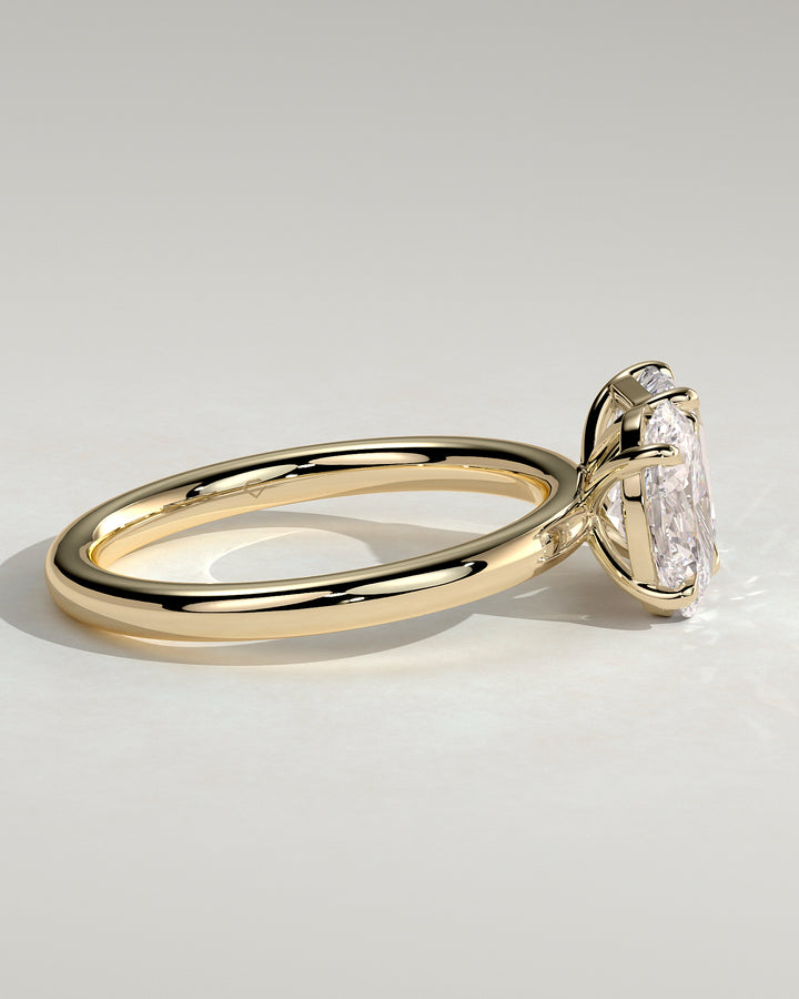 Elegant contrast engagement jewelry