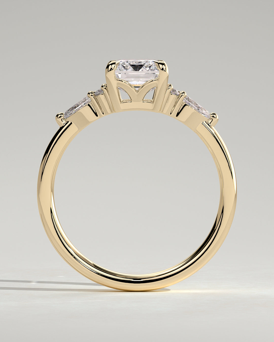 Emerald Cut Bridal Ring