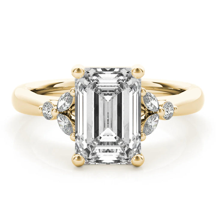 IGI Certified Emerald Diamond Ring