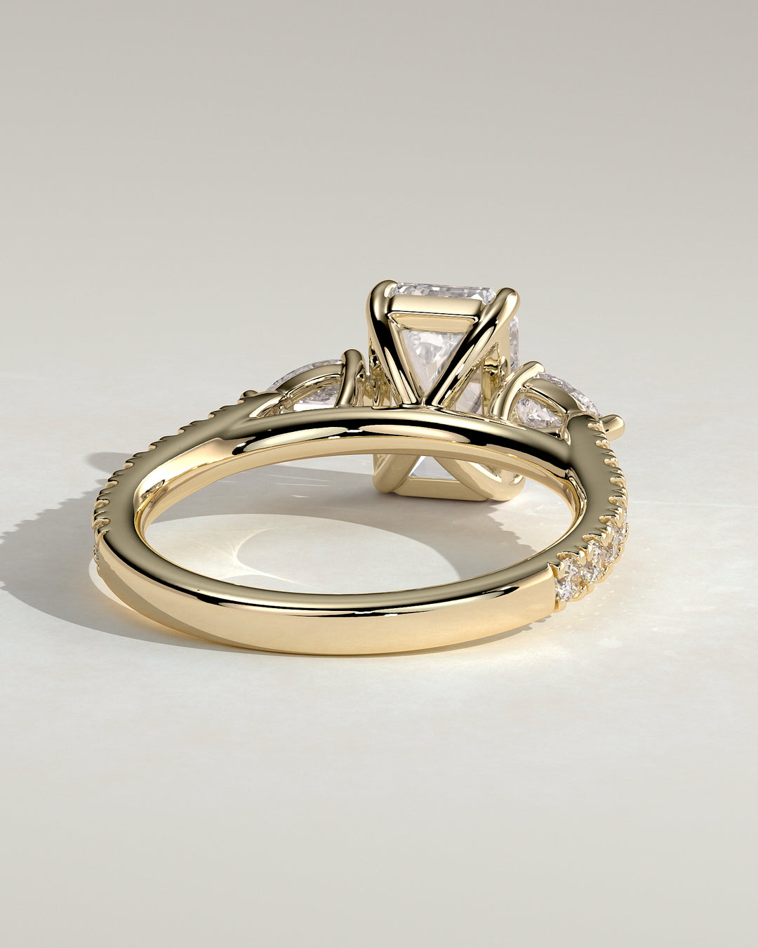 Emerald Diamond Bridal Ring
