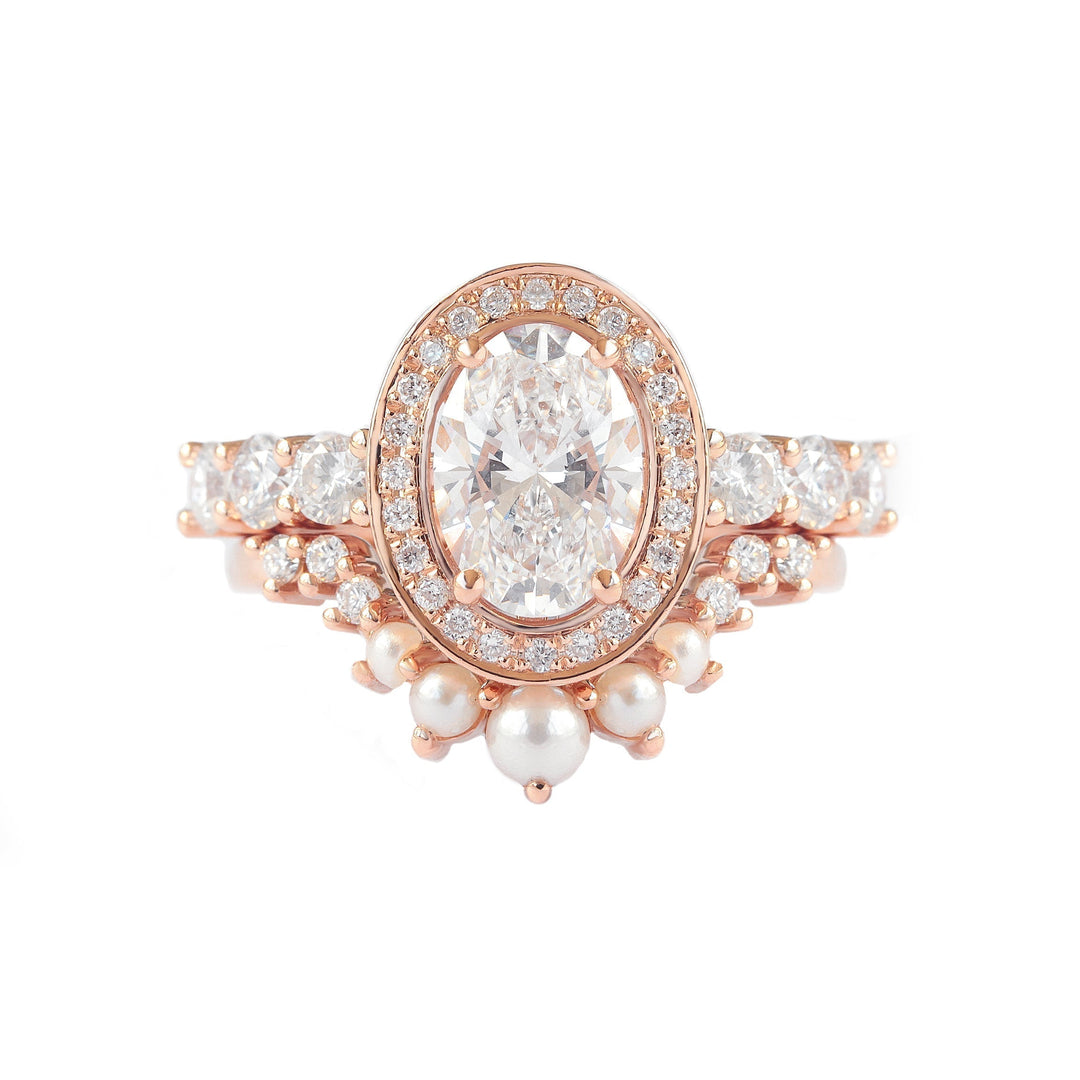 F VS1 Oval Lab Diamond Ring