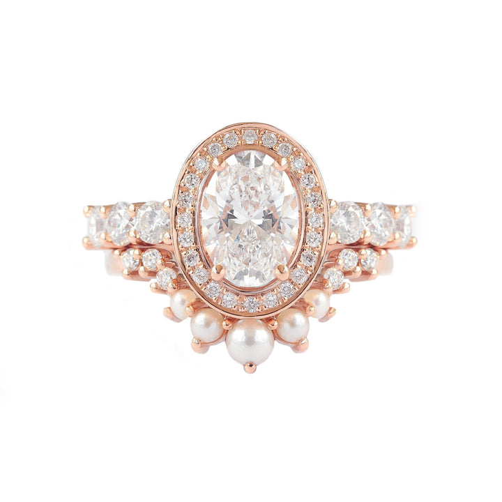 F VS1 Oval Lab Diamond Ring