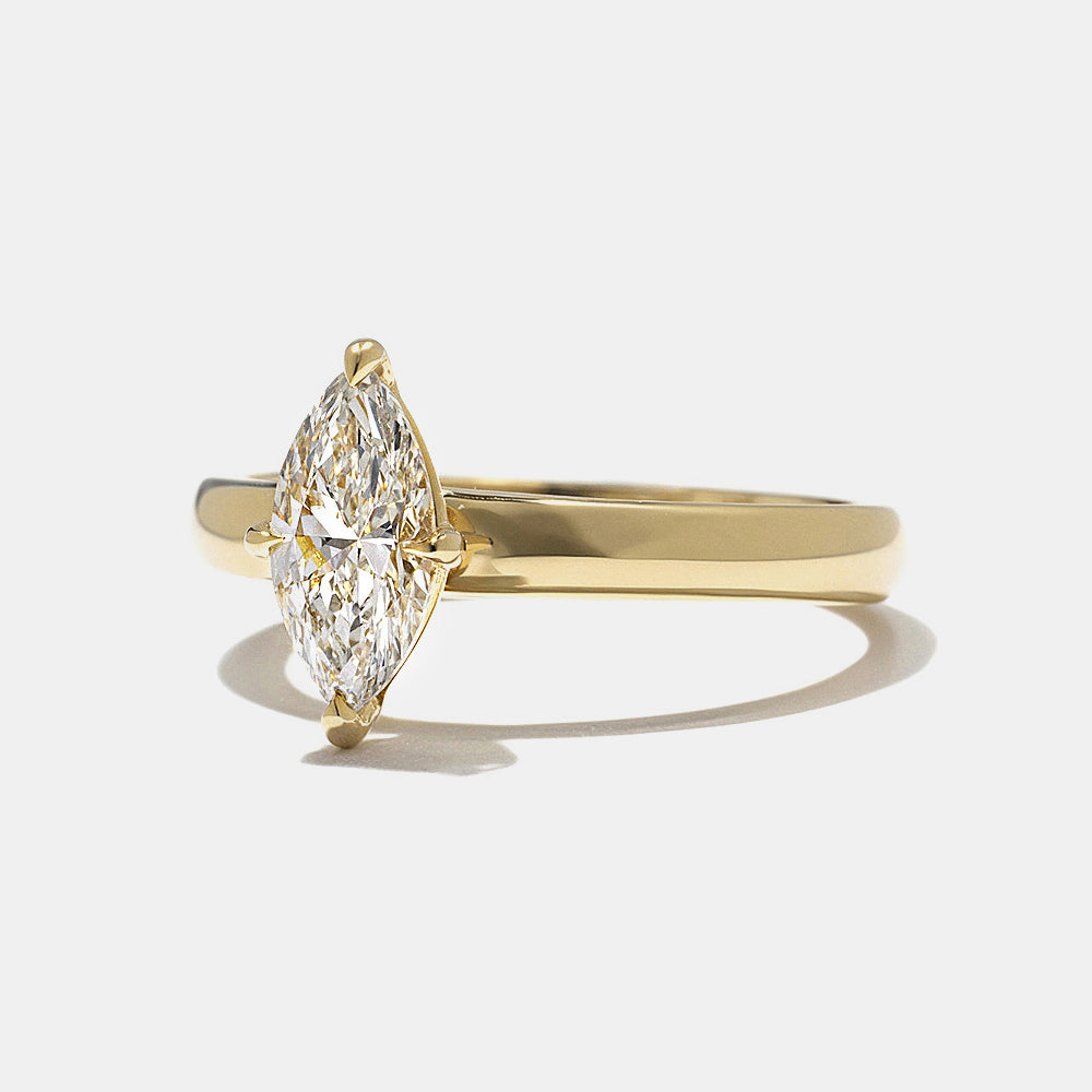 0.75CT Marquise Cut E/VS1 Lab Grown Diamond Solitaire Engagement Ring