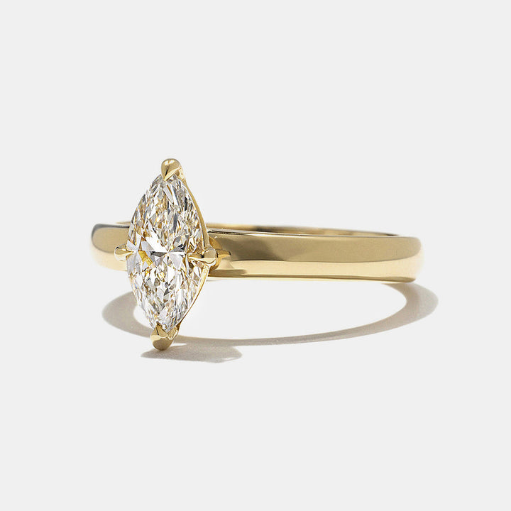 0.75CT Marquise Cut E/VS1 Lab Grown Diamond Solitaire Engagement Ring