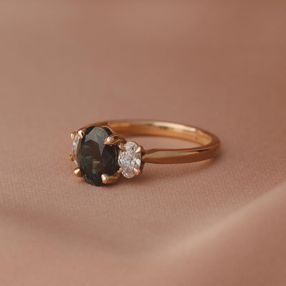 IGI Certified Green Lab Diamond Ring