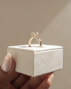 2.0ct Round F/VS1 CVD Diamond Solitaire Engagement Ring