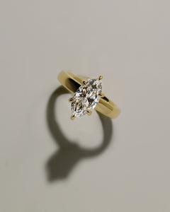 2.0ct Marquise Hidden Halo Solitaire F/VS2 Lab grown Diamond Engagement Ring