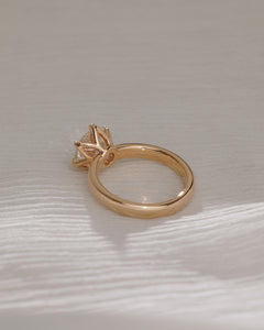 2.0ct Round F/VS1 CVD Diamond Solitaire Engagement Ring