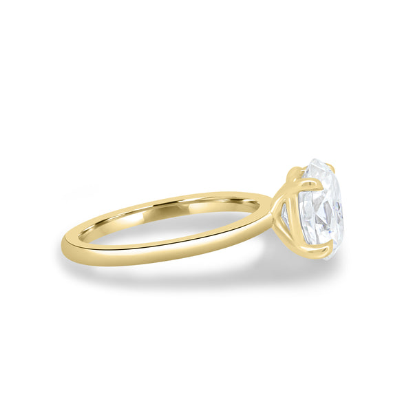 1.50CT Oval E/VS1 Lab Grown Diamond Solitaire Engagement Ring