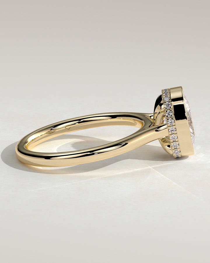 Hidden brilliance cushion cut