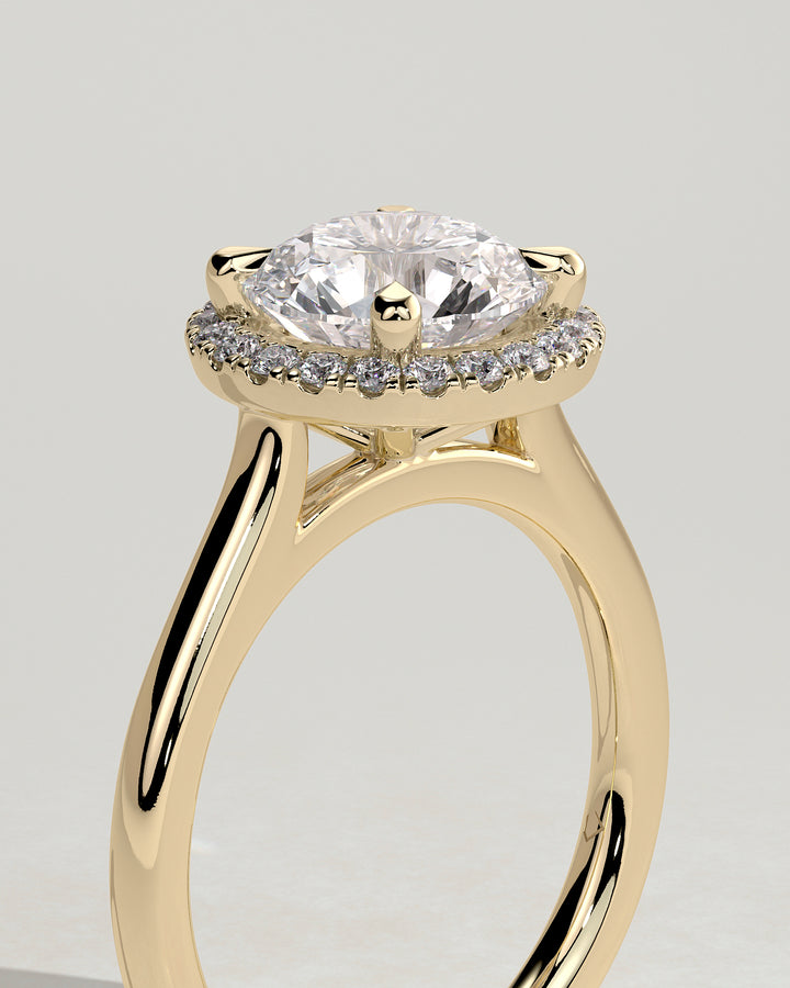 High Setting Diamond Ring
