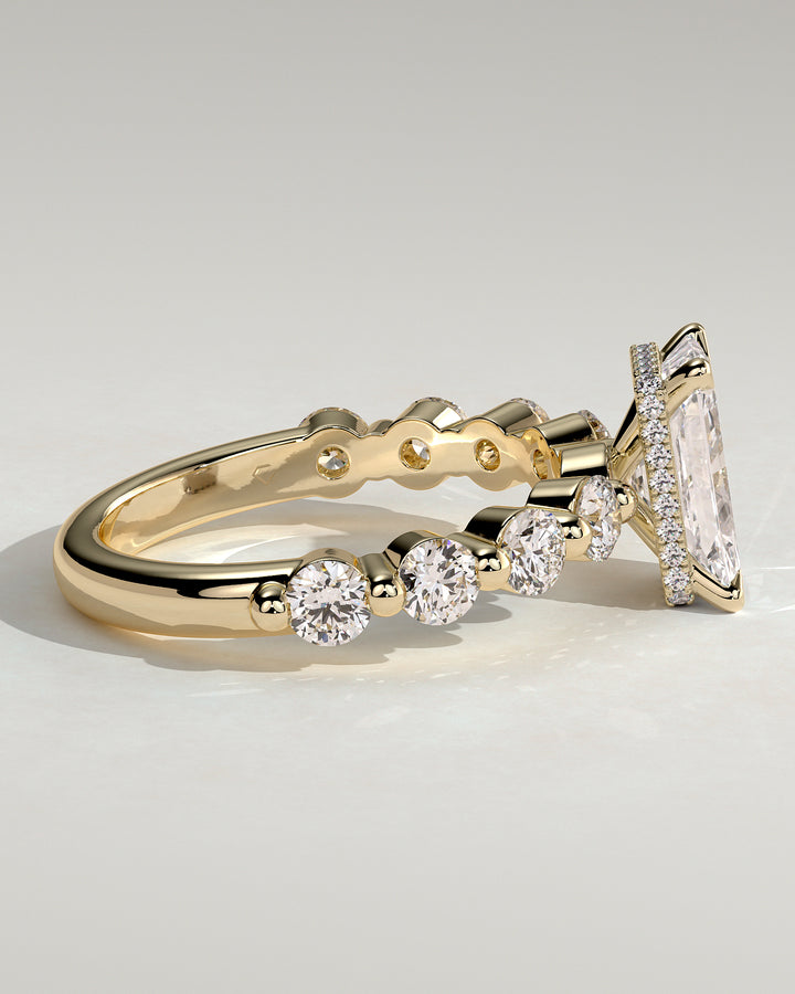 IGI certified radiant diamond ring