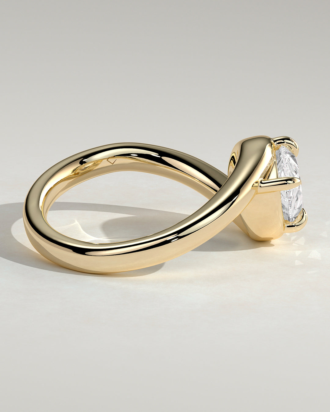 IGI certified east west pear diamond engagement ring USA