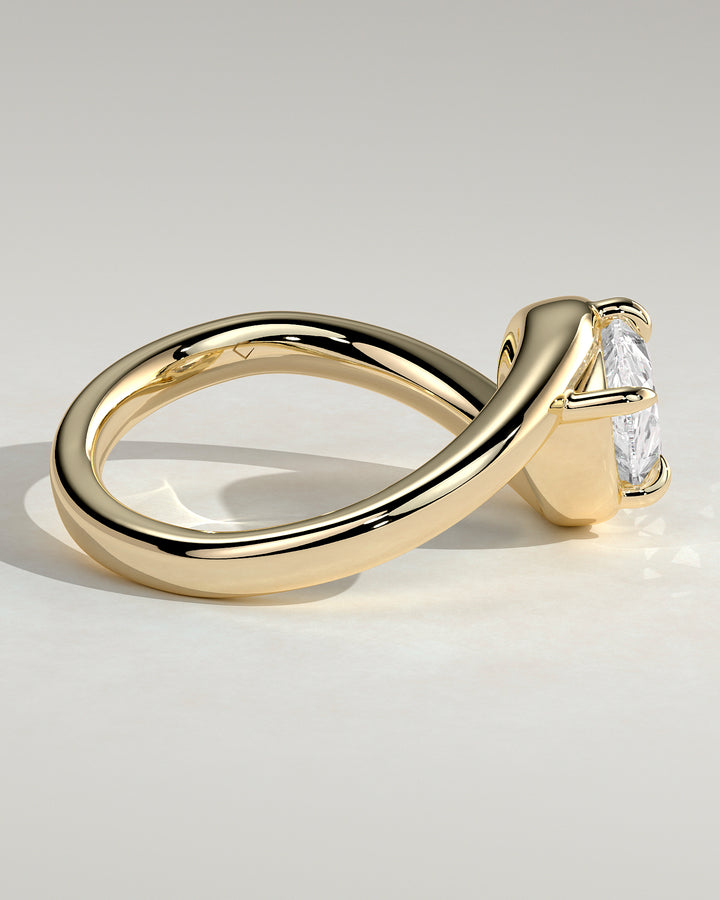 IGI certified east west pear diamond engagement ring USA