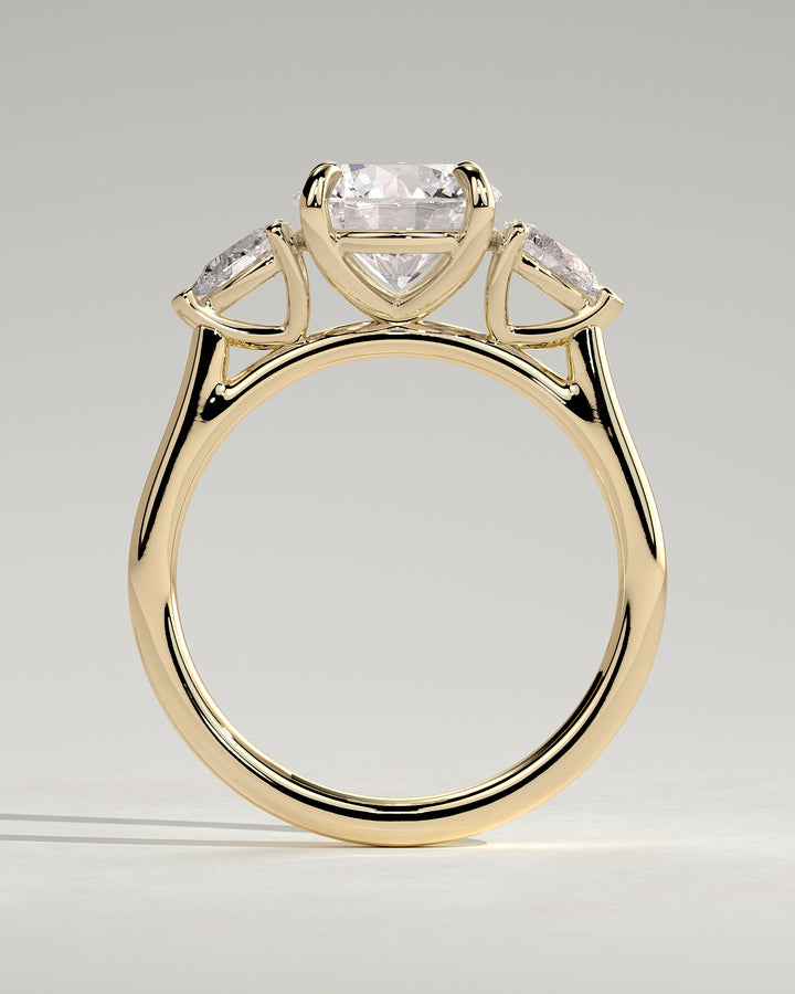 Lab Grown Diamond Three Stone Ring