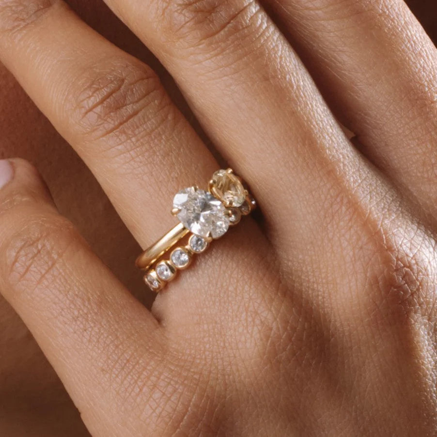 Toi Et Moi Oval Diamond Ring