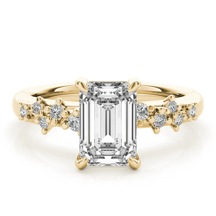 Emerald Cut Lab Diamond Ring