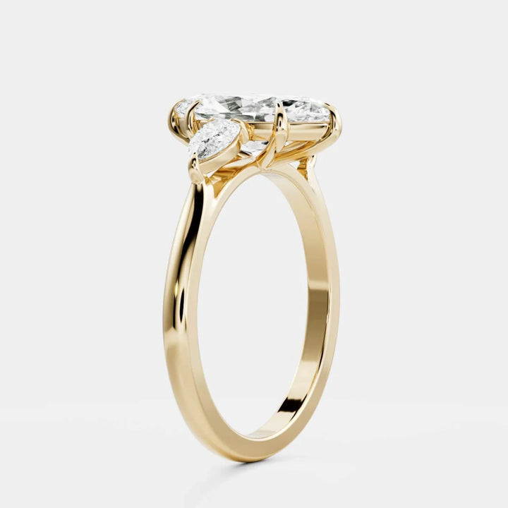 Lab Grown Marquise Diamond Ring