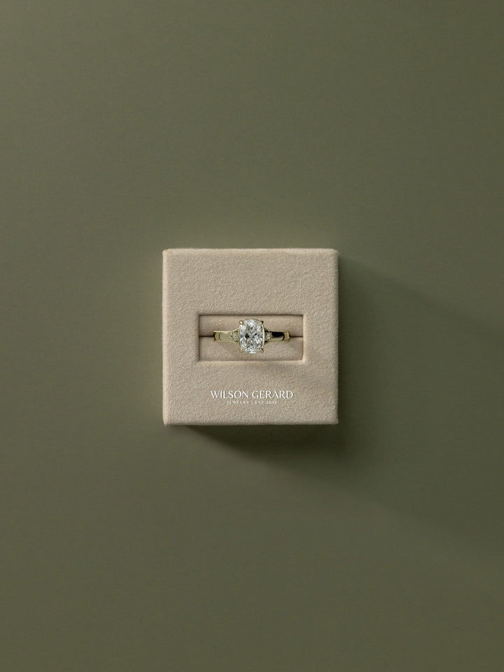 bezel set oval diamond ring gold