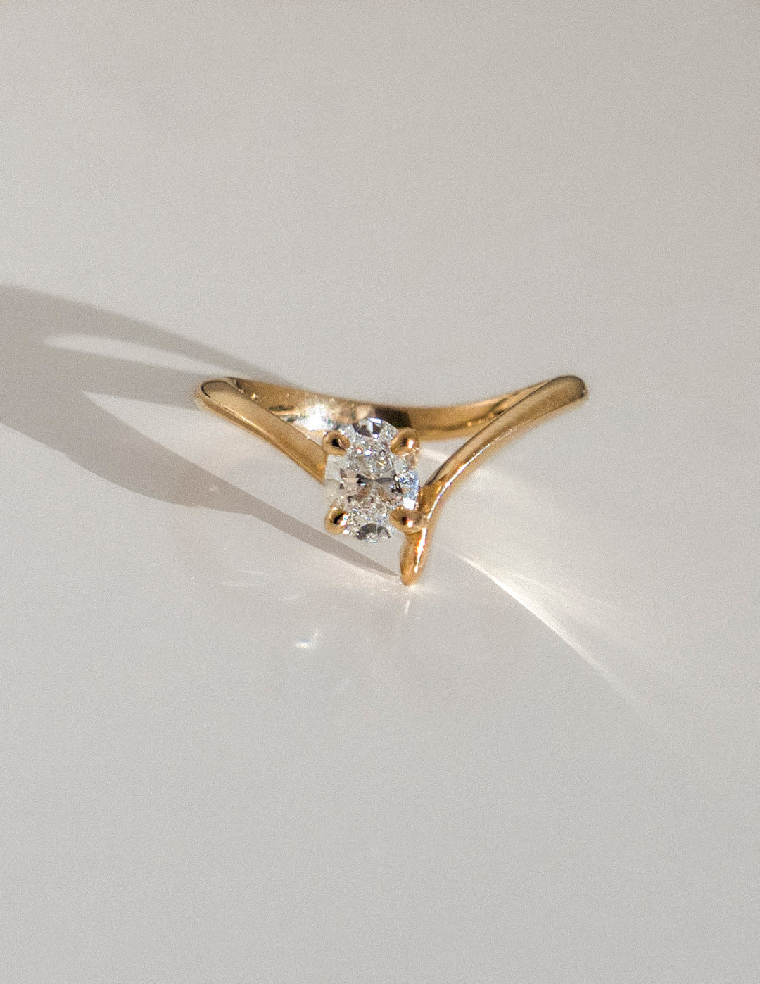 Lab Grown Oval Diamond Ring