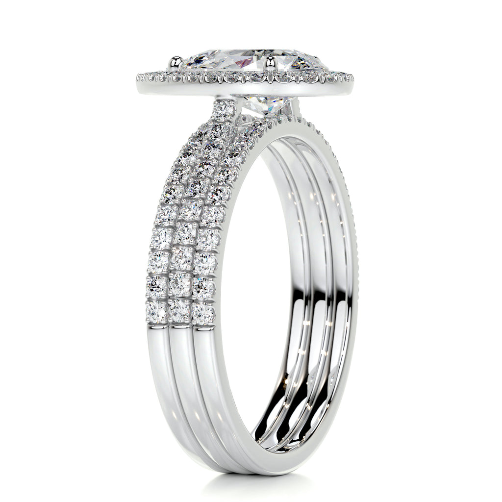 F VS Lab Diamond Bridal Set