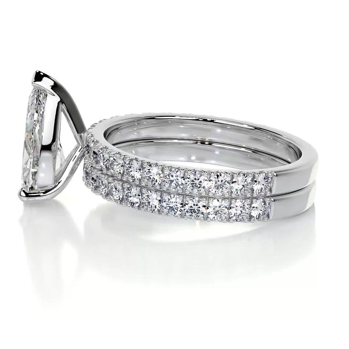F VS Lab Diamond Bridal Set