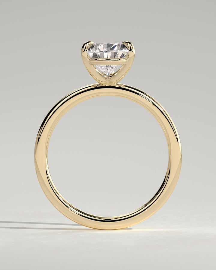 elegant pear lab grown diamond engagement ring solitaire 2ct USA