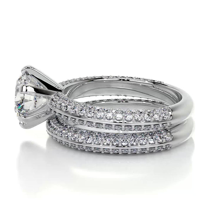 F VS Lab Diamond Bridal Set